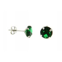 Ohrstecker grün 8mm