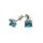 Ohrstecker Topas Swiss blue