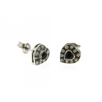 Ohrstecker Safir+CZ