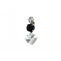 Kettenanhänger Safir+CZ