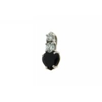 Kettenanhänger Safir+CZ