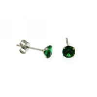 Ohrstecker grün 5mm