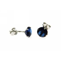 Ohrstecker blau 7mm