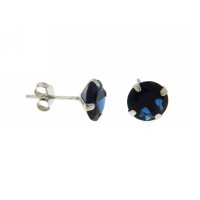 Ohrstecker blau 8mm