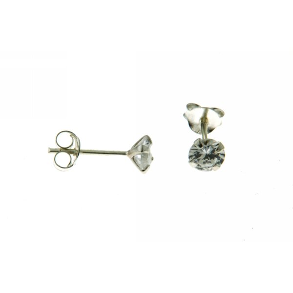 Ohrstecker CZ 5mm