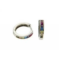 Klappcreolen CZ bunt