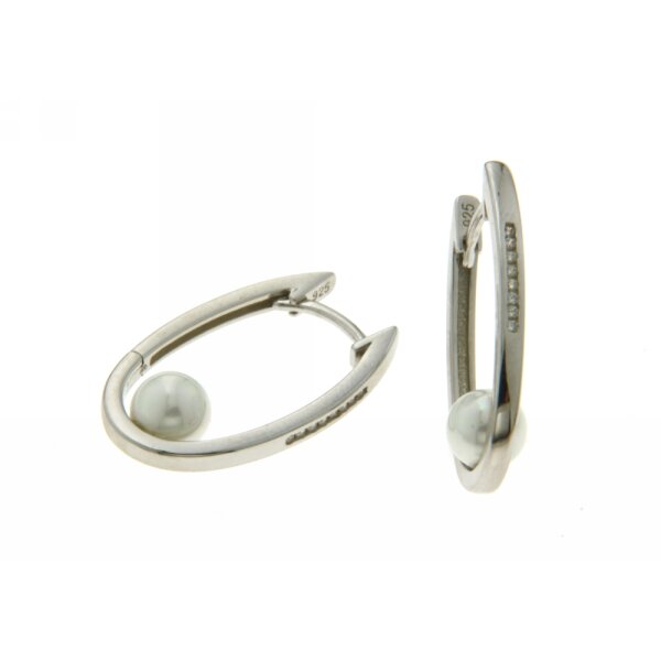 Klappcreolen CZ+Perle